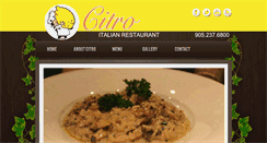 Desktop Screenshot of citrorestaurant.com